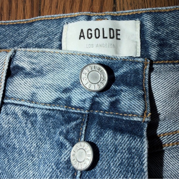 Agolde Women’s 90’s Jean Loose Fit Ripped Denim Size 26 - Picture 7 of 16